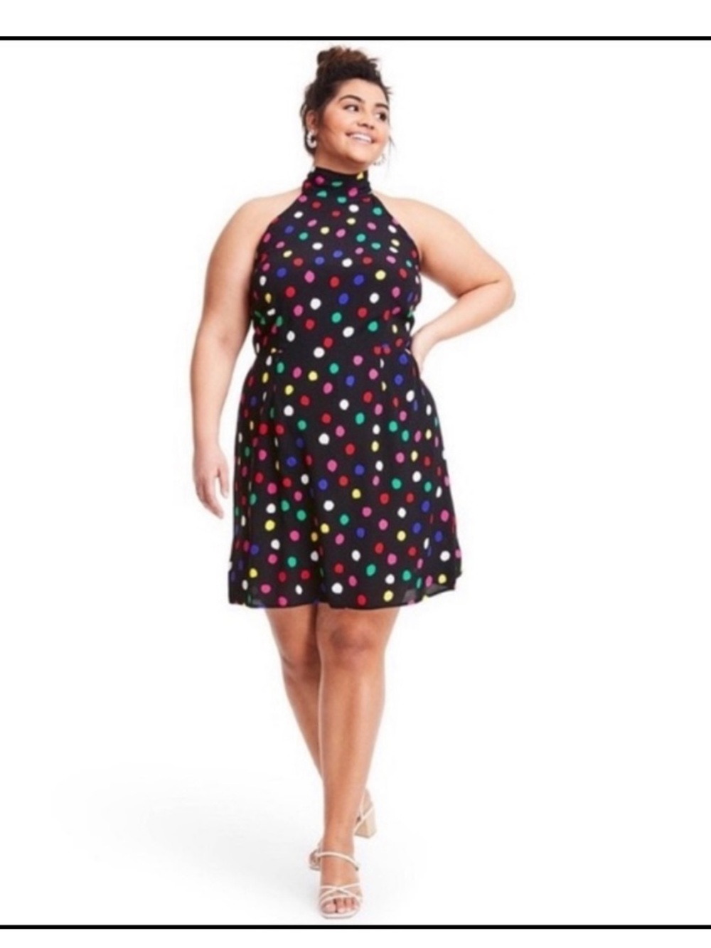 Rixo x Target Polka Dot Halter Dress ❤️